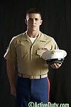 We take a trip down memory lane once again tonight, as we make known a no way in advance of seen scene with Brian.The model-handsome Brian came to us a number of years ago thanks to our photographer pal -- and admirer of military fellows -- Huge Wood. Rap