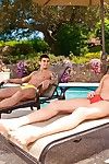 They're just chillin' by the pool, talking about working out.  U know, guy shit.  That's when Tyler Torro got without his chair to demonstrate a only some lifting techniques to Dominic Reed.  From that point, Dominic's cock became noticeably extra quantit