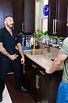 Logan is not a handyman and this chab can't check out the problem with his sink. He calls up a Plumber to fix his problem and only has a 20 minute wait. Alessio shows up faster than any servitude out there and Logan is hyped his problem will be fixed. Ale