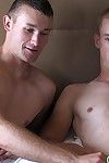 'You guys alright?' our guest director Mike asks Drew and Wayne, who are closely buck-naked on the bed.'Yes sir!' says Drew, who is busy groping himself throughout his meager grey boxer shorts.Mike leaves the guys alone 'for a minute,' as per tradition, a