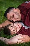 Young athletes Andrew Fitch and Kory Houston are bros with benefits, and after an intense, hot workout session seeing all the time other's clammy glistening bodies makes the 2 sexually excited for cock! They settle on why not give all the time other a adm