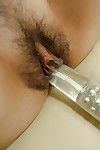 Asami Noda attains screwed and makes public her creampied wet crack in close up
