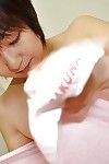 Oriental MILF Masae Shimatani has some snatch fingering having benefit from afterwards shower-room