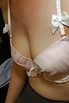 Japanese milf with wavy muff Chie Kaneko is jerking off in close up