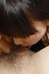 Chinese cunt Yuka Kakihara attains her unshaved cum-hole vibed and cocked up