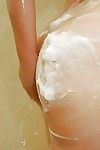 Japanese youthful Chihiro Tanabe has some foamy liking in the bath