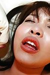 Chinese young Kei Ikegiri acquires her bushy vagina shagged and creampied