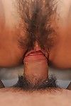 Chinese amateur Mina Yoshii gives head and attains her hirsute cage of love bonked severe