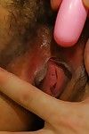 Oriental amateur Nao Kodaka gains her cunt licked, vibed and cocked up