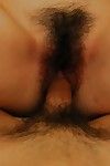 Eastern young Yuna Uchiyama gives head and attains her unshaven wet crack nailed massive