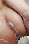 Bulky Japanese MILF with wavy wet crack Norie Shibamura voluptuous shower and shower