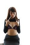 Sweet Chinese MILF Aoi Katayama undressing and vibing her wavy cage of love