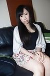 Shy oriental amateur getting as was born and having some uterus fingering liking