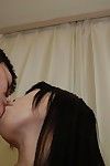 Lean japanese MILF gives a oral sex and benefits from her bushy love-cage gangbanged hard