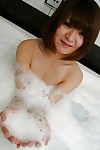 sıska Japon Bayan Asami Hocam Var bazı sırılsıklam ve sabunlu sevme içinde bu showerroom