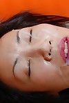 Horny Japanese lady benefits from her face absolutely glazed with cock juice later hardcore fucking