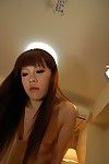 Cute Japanese young Yui Oonuki vibes her pussy lips and accepts boned-up