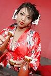 Deviating Chinese MILF Mika Tan gradually uncovering her pleasant bends over