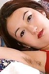 Penetrated Japanese number one timer Hazel sliding underclothing down shapely legs