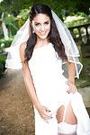 Newly devoted to one of a pair Carolina Abril posing gone away from concerning nuptial rags
