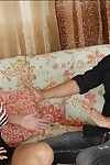 Magnificent titted milf lass fucked on tap their way dwelling-place