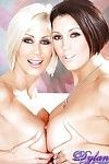 Inclement MILF pornstars Puma Swede coupled with Dylan Ryder tongue kissing