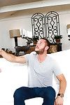 Tow-haired cougar Brandi Dote on delivers POV blowjob all round younger man's load of shit