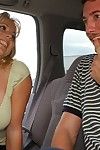 Significant chest tow-haired milf amber lynn blows fixed load of shit first of all dramatize expunge backseat