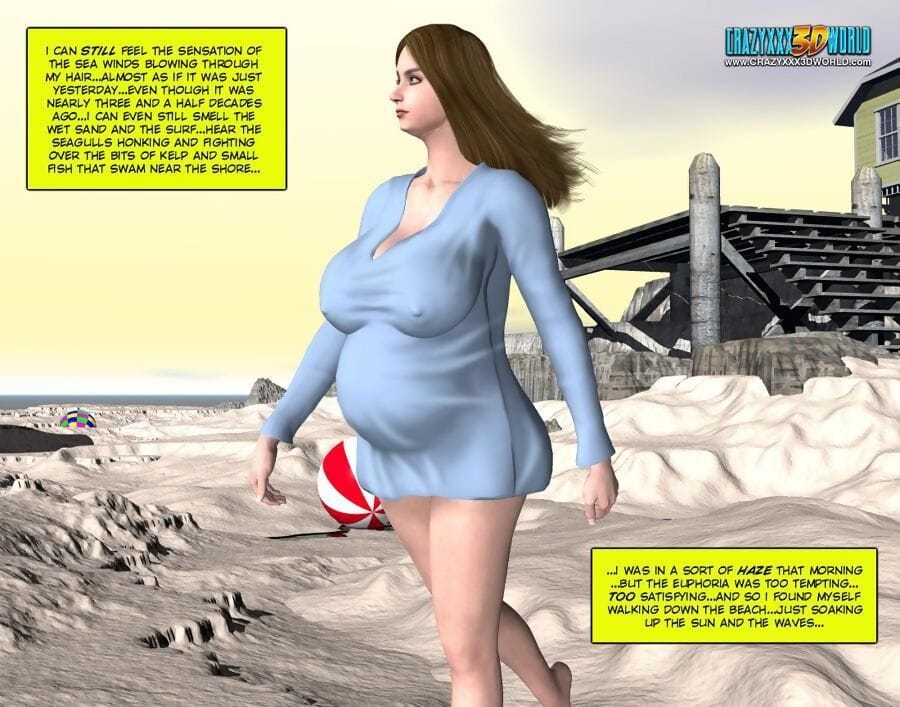 People at the beach in these adult comics - part 1244