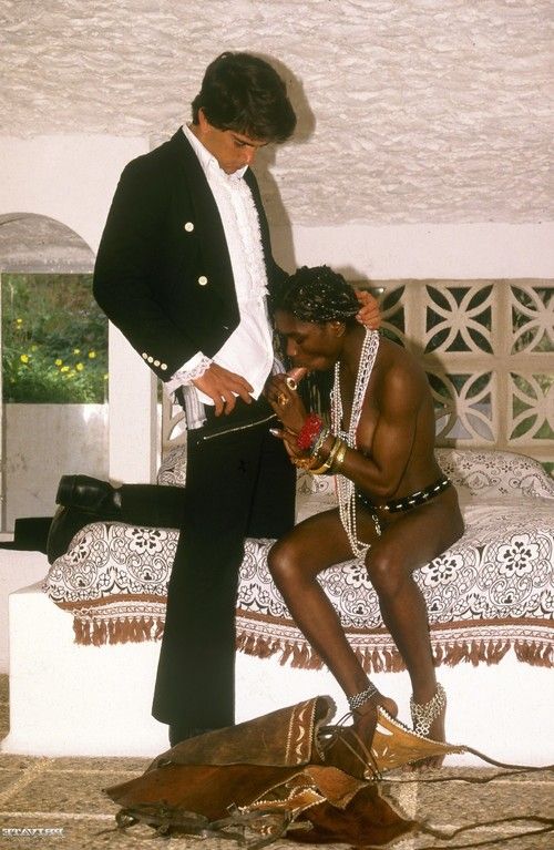 Vintage interracial sex with black girl