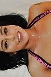 Brunette girl Adriana Lynn enjoys hardcore anal sex in a bikini