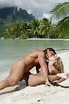 Teagan Presley was fucked hard at the beach by her muscular boyfriend