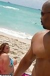 Bbw in bikini fucked by big black cock in interracial sex action