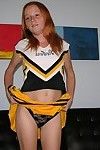 Amateur ginger cheerleader