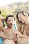 Swim and threesome sex with tow hot teens