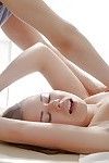 Beautiful Euro teenager Avery having ripe young girl breasts massaged