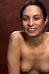 Sexy babe gets tied up, punished and fucked by group of guys