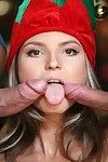 Skinny teen gina gerson gets dp for christmas