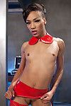Latex clad babes nikki darling and siouxsie q escape their cages to play with el