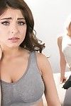 Until runner leah gotti walks in, masseuse spencer scott is furious that she has
