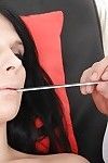 Fuckable brunette gets her juicy cunt properly examed by a naughty gyno