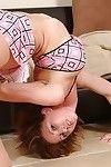 Foxy babe Destiny Porter gets naked demonstrating her flexy body