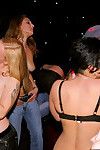 Salacious amateur chicks get banged hardcore at the sex party