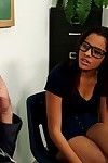 Geeky aria arial fucked by her horny older teacher