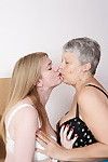 Two naughty british mature ladies go full lesbian