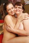 Horny old and young lesbians making it wild