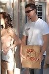 Busty MILF Alexandra Diamond gets shagged and facialized by a pizza-guy