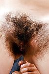 First timer Beryl and her hairy vagina suck cock and take cumshot on face