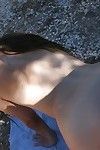 Amateur homemade porn action features hardcore fuck of hot babe outdoor