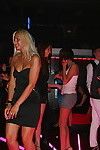 Pretty amateur teen blonde having fun with her friends at the party